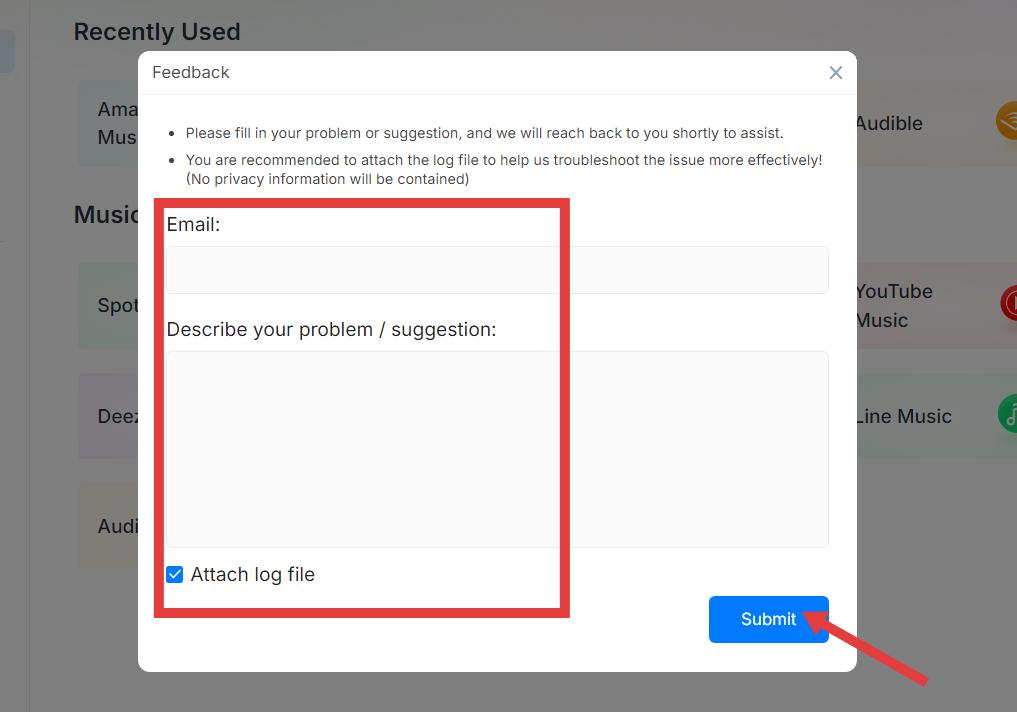 フィードバックを送信