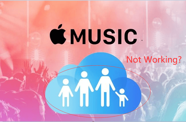 Apple Musicファミリープランが機能しない
