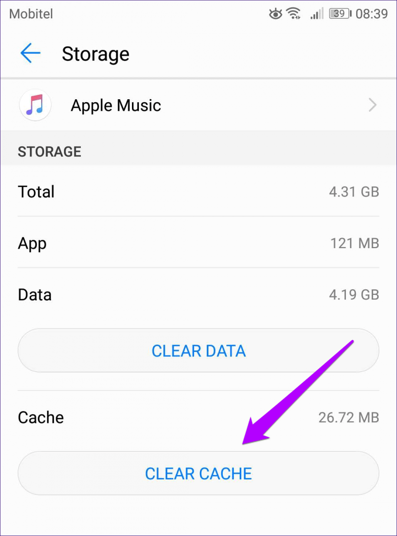 AppleMusicがAndroidで機能しない