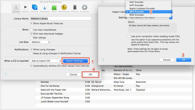 iTunesの曲をiTunesのMP3にエクスポートする