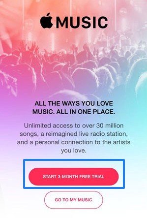 Apple Musicの無料トライアルを取得する方法