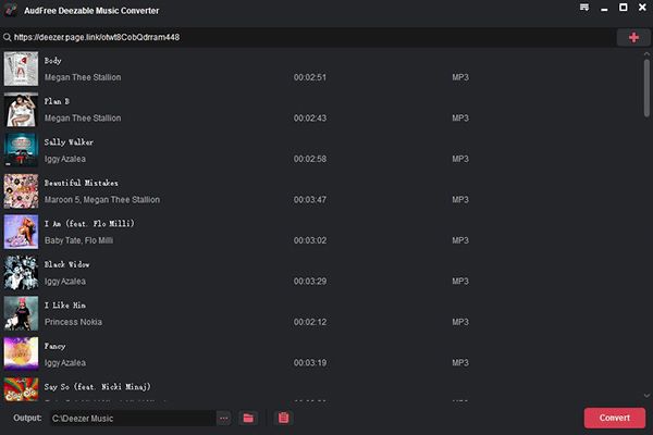 Audfree Deezer 音楽変換ツール