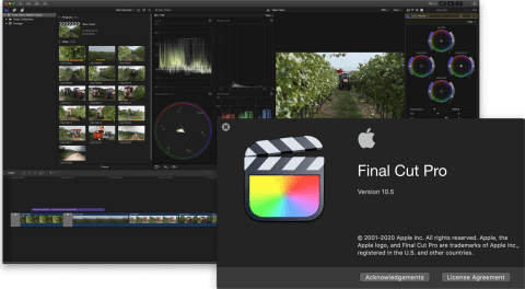 Final Cut Pro によるビデオ編集