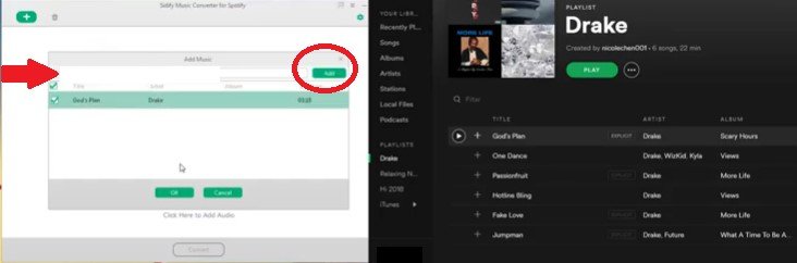リンクをコピーしてSidifyMusicConverterに貼り付けます