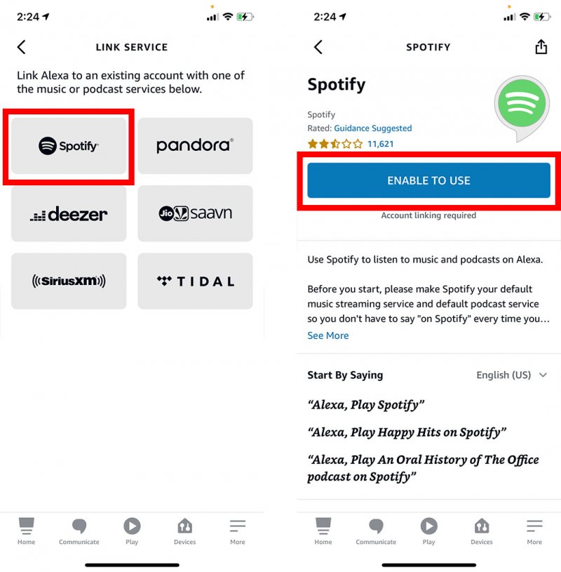 SpotifyMusicをAmazonEchoに接続する方法
