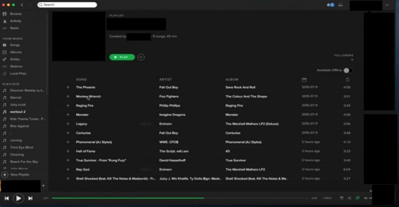 Spotifyを起動する