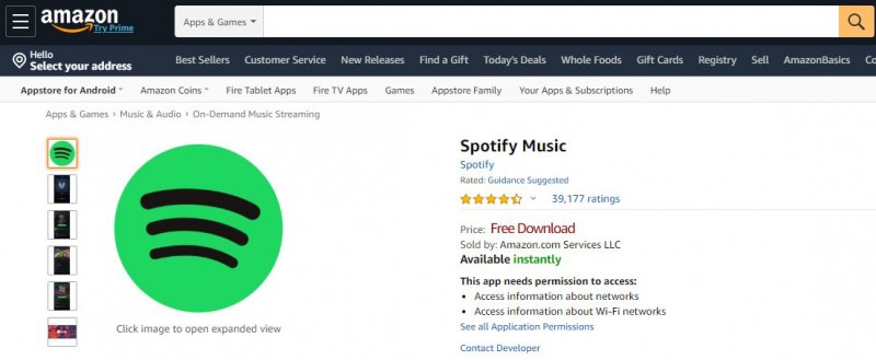 Kindle FireでSpotifyをストリーミング再生(2023最新)