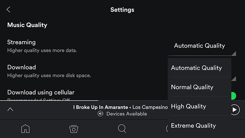 Spotifyレベルのサブスクリプションを変更する